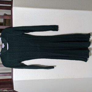 Calvin Klein Green Sweater Dress Size S